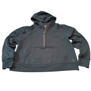 Danskin Half-Zip  Hoodie Hunter Green NWOT Large